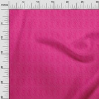 Onuone poliesterske Spante Fuschia ružičasti tkanini Scribble Lines Quilting potrošni materijal Ispisuje