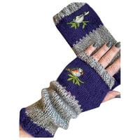 Zimske rukavice za žene i muškarce Topli pletene rukavice Rukavice na otvorenom plus rukavice Velvet