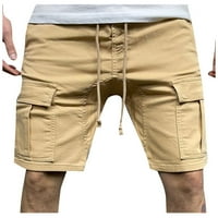 Plus size Teretna kratke hlače za muškarce Lenago Sport hlače FIT TRENUTNO JOGGERS Džepne dukseve Hlače