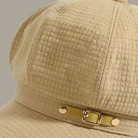 Warroomhouse Ženski šešir veliki rudni šešir Ženski veliki rub prozračan šešir za zaštitu od sunca na