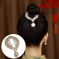 Dabay Ponytail za kosu Elegantna varničana oprema za kosu za klizanje umetnuta žena za kosu lepinja