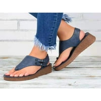 Harsuny Womens Wedge Sandales Udobne ljetne cipele od platforme Flip Flip Flops