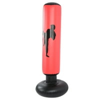 Stupac na naduvavanje, ekološki prihvatljiv vertikalni boksni stup sa engleskim opis za boks crveno