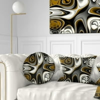 Art DemandART Fantastičan fraktalni apstraktni uzorak apstraktni jastuk za bacanje u. In. Srednji