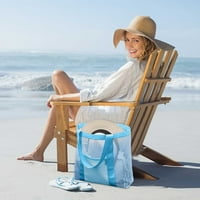 HFYihgf mrežasta torba za plažu plaža torba za žene Velika plaža Toijeva torba za bazen Bazen