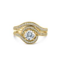 1,50ct TW Diamond Bridal set u 10k žutom zlatu