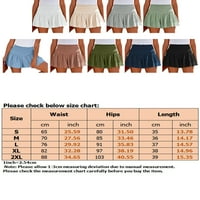 Avamo Ženske kratke hlače Bermuda Ljeto Plaža Kratke hlače Visoki struk Mini pantske dame Baggy dno