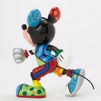 Romero Britto Disney Track i polje Trčanje Mickey Pop Art Figurine Novo