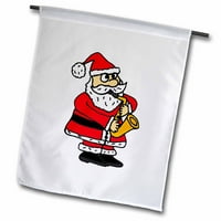 Funny Santa Claus Igranje saksofonske božićne umetničke bašte FL-200110-2