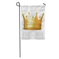 King Gold Crown Antikviteti Klasični Crest Elegantna heraldička carska bašta za zastavu Dekorativna zastava Baner kuće