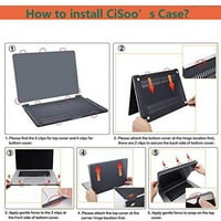 Za MacBook Pro Case Release A2289, kristalna plastična laptop tvrda kućišta crna poklopac sa pogotkom