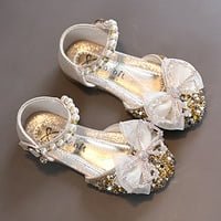 Little Girl Sandal Fashion Summer Girls Sandals Dress Performance Plesne cipele Ravna svjetla Sefins