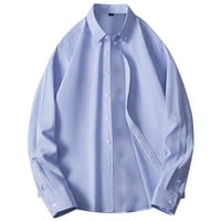 Košulje za muškarce vrhovi modne proljeće i ljetno casual majica s kratkim rukavima s prugama dugim