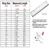 Volfram ravna četkica za četkicu visokog poljske ručne rubne prstene veličine 10,5