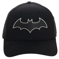 Batman strip knjiga superheroj fle fit fit crni logo šešir