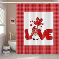 Sretan zastol za tuširanje zaljubljenih za Valentinovo podneo je slatke gnome i crvene ljubavne srčane