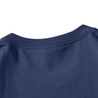 GUBOTARE Big Muns T majice Čvrsta okrugla bluza pulover vrat muške muške bluze na ramenu
