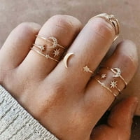 Keusn modni spoj Retro ženski prsten set kreativni set prsten vjenčani prstenovi w w