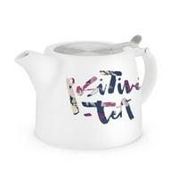 Harper Positivi-Tea keramički čajnik i infuser Pinky Up