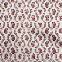 Onuoone Georgette viskoza Maroon tkanina blok haljina materijal tkanina za ispis tkanina od dvorišta