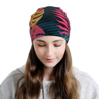 Ljetna egzotična cvjetna plouchy Beanie za žene Muškarci Stretch Sleep Hat Function Poklon Jesenska