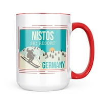 Skijalište Neonblond Nistos - Njemačka špica Skijalište Poklon za ljubitelje čaja za kavu