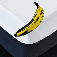 Voćna posteljina 3D opremljeni lim set banana print krevet pokrivač kreativna posteljina set prekrivača,