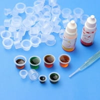 Veliki srednji mali šminka šarke stalder pigmentne čaše za pigmentne plastične čaše za jednokratnu upotrebu