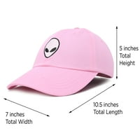 Vanzemaljska glava bejzbol kapa muški i ženski šešir u svijetlo roza