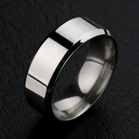 Hida zvona unise nehrđajući čelik Ogledalo lagani prsten za prste za vjenčanje