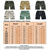 Colisha Muški džepovi Bože kratke hlače Kamične kratke hlače Havajska vježba od pune boje odjeće Camouflage