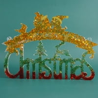 Ručni kalup kristalno silikonski kalup božićni viseći oznaku ručno rađeni ukrasi