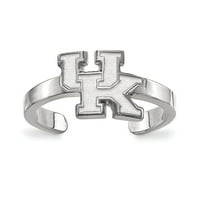 Bijeli sterling srebrni prsten u Kentucky NCAA Univerzitet u veličini 6