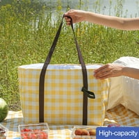 Bento torba Veliki kapacitet Sklopivi dizajn za pričvršćivanje teških dužnosti s ručkom prenosivom hranom