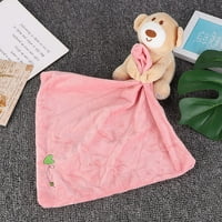 Igračke za bebe, ručnik za dojenče za lutke Slatki oblik medvjeda za pomoć u smirivanju bebe za bebu za dječaka i djevojčicu za promociju bebine senzorne funkcije