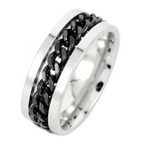 Par prsten nakit lančani prsten zaljubljeni ukras poklon ukras Udobni par prsten Udoban i izdržljiv