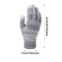 Zimske rukavice za muškarce, moda Neklizajući Jairon tople zimske umjetne pletenice rukavice rukavice