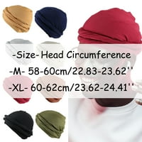 Yinguo Muškarci Žene Svileni obložen Vintage Hat kapa za spavanje za žene Podesivi dvostruki sloj Pamučni