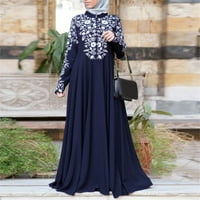 Ženske plus veličina haljina odora modna žena muslimanska haljina islamska čipka u šivanju haljine s