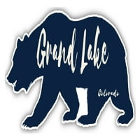 Grand Lake Colorado suvenir 3x frižider magnetni medvjed dizajn