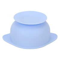 Silikonska zdjela, dječja otporna na toplinu silikonska zdjela za stare ljude svijetlo plava