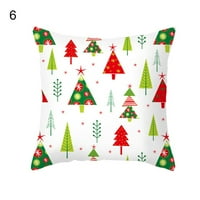 Sretan božićni ukrasi za domaću reindeer Santa Claus Tree jastučnice za božićni ukras Xmas poklon 24