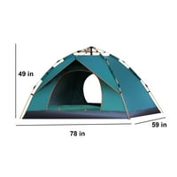 Yrtoes Vanjski materijal Plaža Twin Automatski šator, kamp vanjski šator dvostruko kampiranje šator