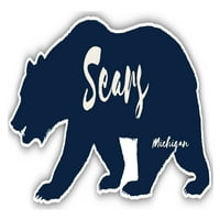 Sears michigan suvenir 3x frižider magnetni medvjed dizajn