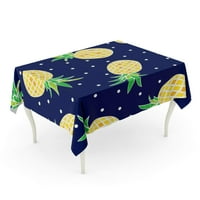 Plavi uzorak ananasskog ljetnog tropskog bebe crtani film Slatki stolcloth stol za stol poklopac kućnog