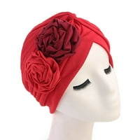 Headwear za žene Crvena žena glava raka Šal kapa kapa za kosu šal za kosu turban head watch turban šešir