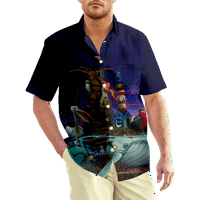 Muška košulja Morska životinja Izgledana jedinstvena animacija boja Aloha majica za muškarce za žene