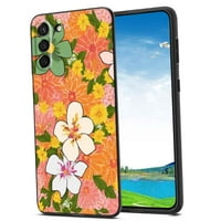 Kompatibilan sa Samsung Galaxy S22 + Plus futrolom telefona, silikon cvijeta - futrola za teen djevojku