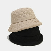 Jesenski zimski ribar šešir za žene Ležerne prilike pune boje dolje pamuk topla šešir Moda Jednostavan