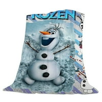Smrznuti OLAF pamučni krevet pokrivač, prozračan krevet za krevet, pamučna termalna ćebad, savršena